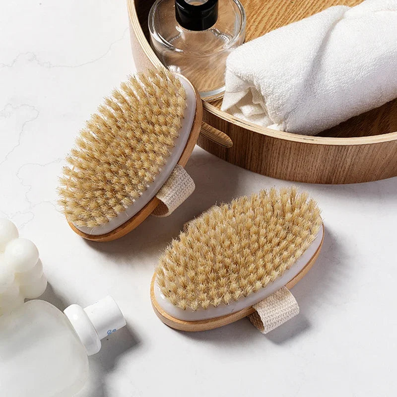 Brosse pour corps naturelle Exfoliation douce & peau éclatante
