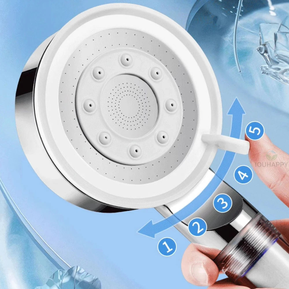 Pommeau de douche purifiant haute pression