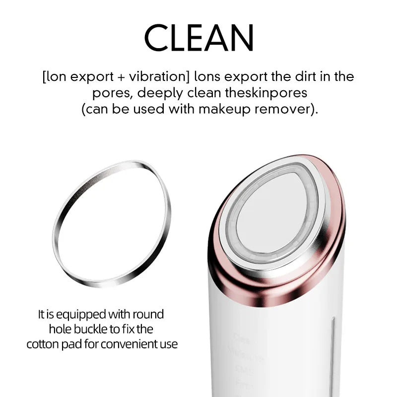 Appareil Visage & Cou Microcourant & LED Rajeunissant