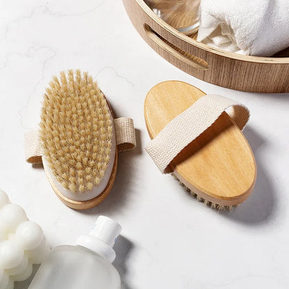 Brosse pour corps naturelle Exfoliation douce & peau éclatante