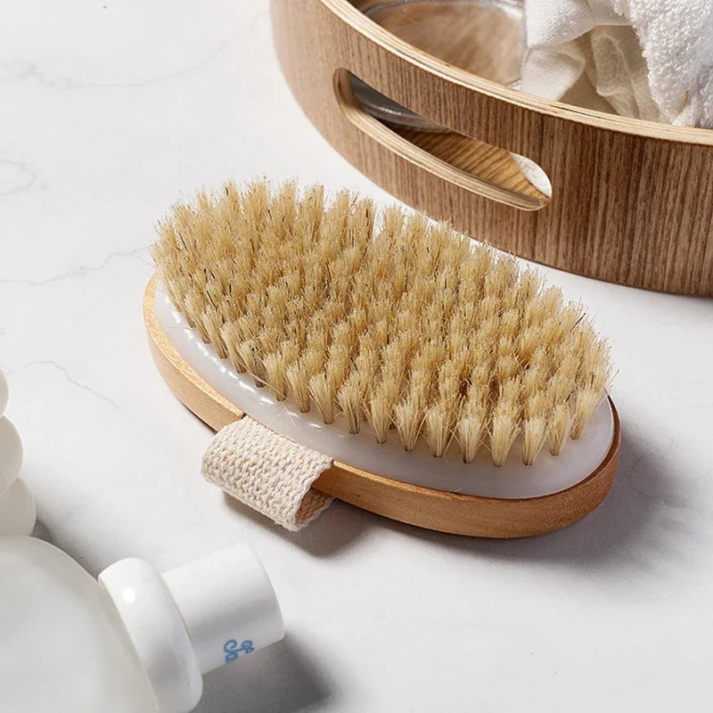 Brosse pour corps naturelle Exfoliation douce & peau éclatante